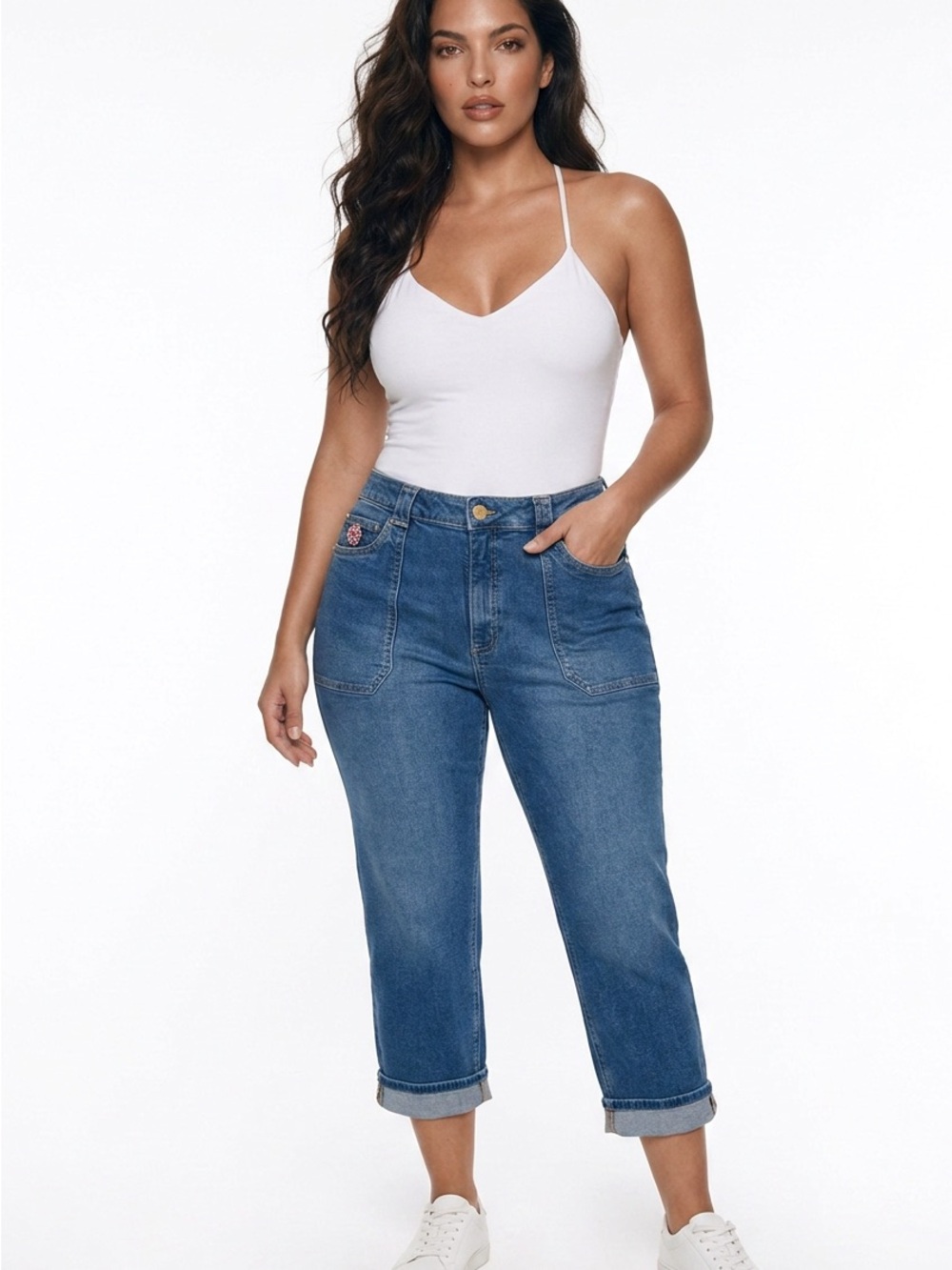 Michael Kors Selma Straight Ankle Jeans US 14W